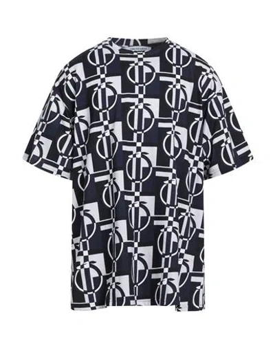Trussardi Man T-shirt Navy Blue Size L Cotton