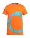 Trussardi Orange Cotton T-shirt In Orange