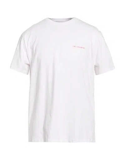 Trussardi Man T-shirt White Size Xxl Cotton, Elastane