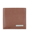Trussardi Man Wallet Brown Size - Calfskin In Brown
