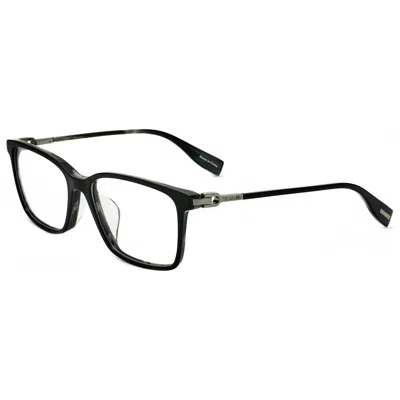 Trussardi Men's 54mm Black Grey Stripe Opticals