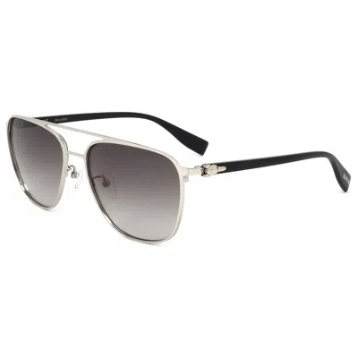 Trussardi Men's 59 Mm Grey Sunglasses In Silver