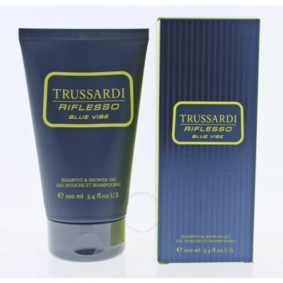 Trussardi Men's Blue Vibe Gel 3.33 oz Bath & Body 8011530847180 In White