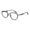 Trussardi Gray Men Glasses Frame In Brown