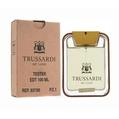 Trussardi Men's My Land Edt 3.4 oz (tester) Fragrances 8011530837006 In White