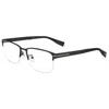 Trussardi Men's 56 Mm Eyeglasses In Black