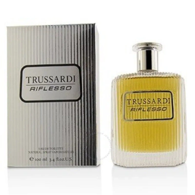 Trussardi Men's Riflesso Edt Spray 3.4 oz Fragrances 8011530805500 In Green / Lavender / Pink / Violet
