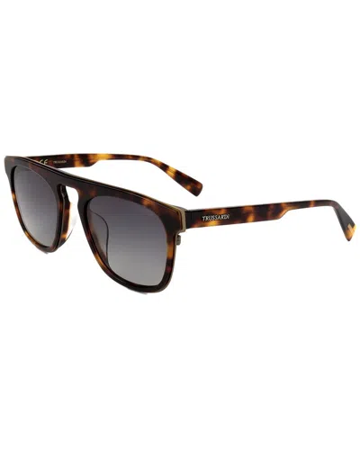 TRUSSARDI TRUSSARDI MEN'S STR406F 9AJP 53MM SUNGLASSES