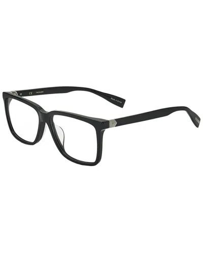 Trussardi Men's Vtr126 55mm Optical Frames In Black