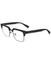 Trussardi Men's Vtr130 53mm Optical Frames In Black
