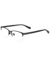Trussardi Men's Vtr275f 54mm Optical Frames In Black