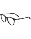 Trussardi Men's Vtr289f 52mm Optical Frames In Black