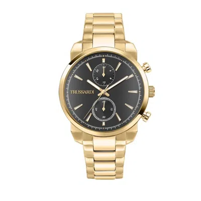 Trussardi Men's Watch  R2453154001 Grey Gbby2 In Gold