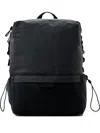 Trussardi Mesh-panel Backpack In Black