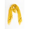 Trussardi Modal Women Women's Scarf In Yellow