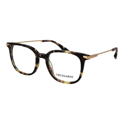 Trussardi Multicolor Acetate Glasses (frames) In Brown