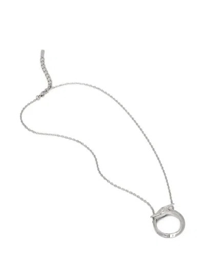 Trussardi Pendant Necklace In Silver