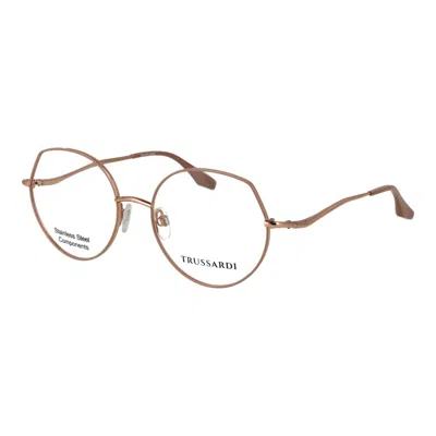 Trussardi Pink Stainless Steel Glasses (frames)