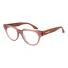 Trussardi Pink Women Glasses Frame In Brown