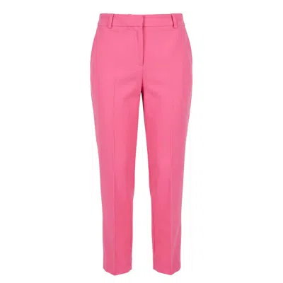 Trussardi Pink Wool Women's Women's Pant In Multicolor