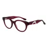 Trussardi Purple Unisex Glasses Frame In Brown