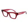 Trussardi Purple Women Glasses Frame In Red