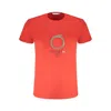 Trussardi Cotton Men's T-shirt In Red