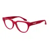 Trussardi Red Women Glasses Frame In Red