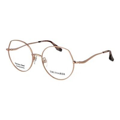 Trussardi Rose Gold Stainless Steel Glasses (frames)