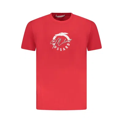 Trussardi Rosso Cotton Men T-shirt In Red