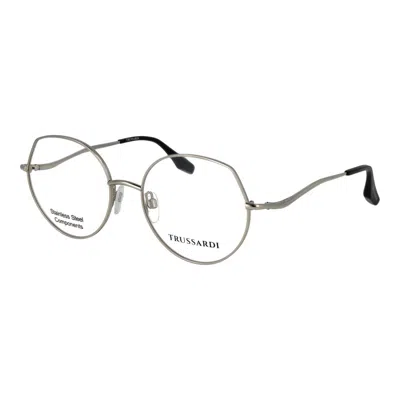 Trussardi Silver Stainless Steel Glasses (frames)