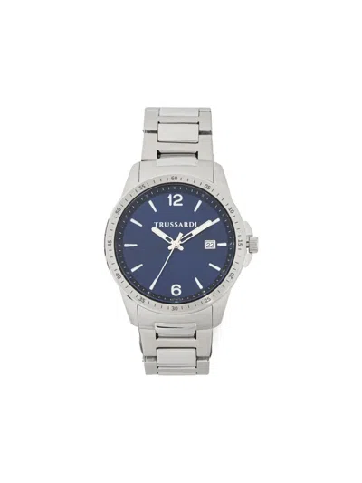 Trussardi Stainless Steel 40mm In Metallic