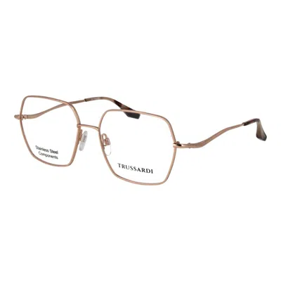 Trussardi Stainless Steel Glasses Women's (frames) In Multi