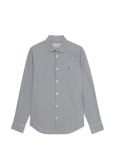 Trussardi Striped Logo-detail Shirt In Multi