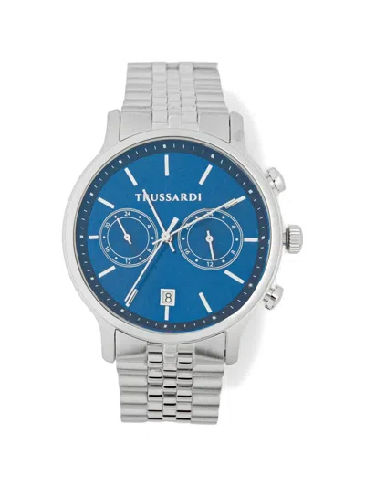Trussardi T-inedito 42mm Watch In Metallic