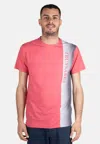 Trussardi Man T-shirt Coral Size M Polyamide, Elastane In Rosso