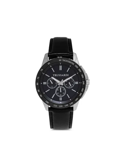 Trussardi Tachymeter 44mm Watch In Black