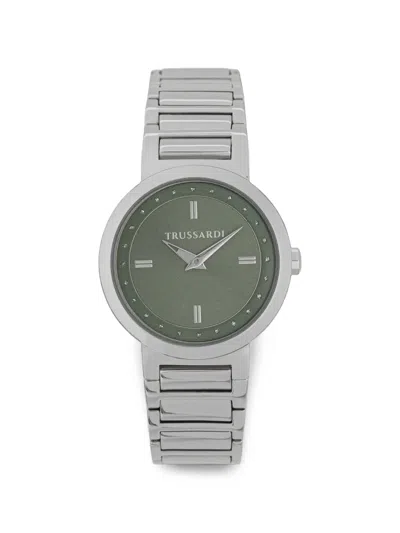 Trussardi T-bridge Crystal-embellished 32mm Watch In Multi