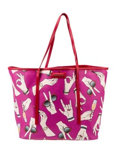 Pre-owned Trussardi Tote In Pink
