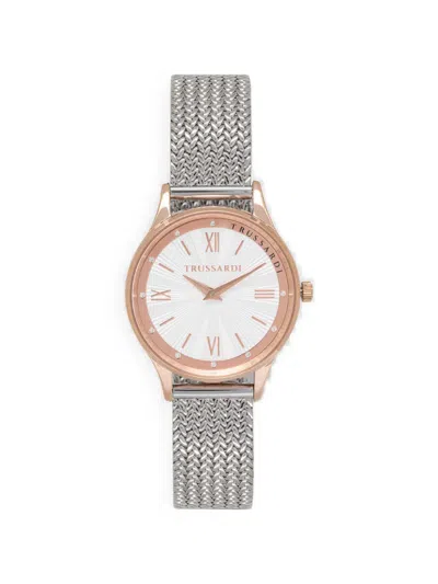 Trussardi T-sun 34mm Watch In Silver