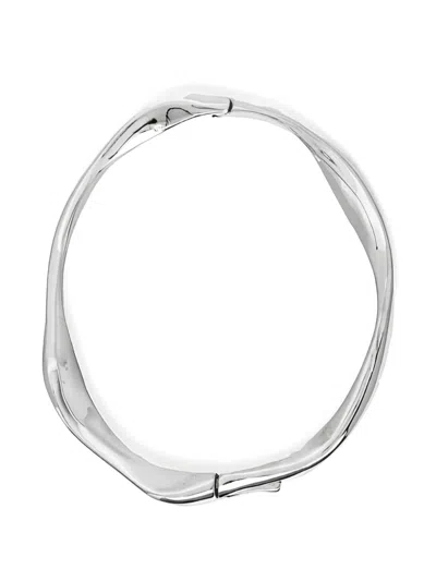 Trussardi Twisted Bracelet In White