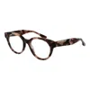 Trussardi Unisex Glasses Frame In Brown