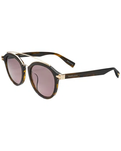 TRUSSARDI TRUSSARDI UNISEX STR339F 0C00 52MM SUNGLASSES