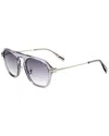 Trussardi Unisex Str402f 07p1 52mm Sunglasses In Grey