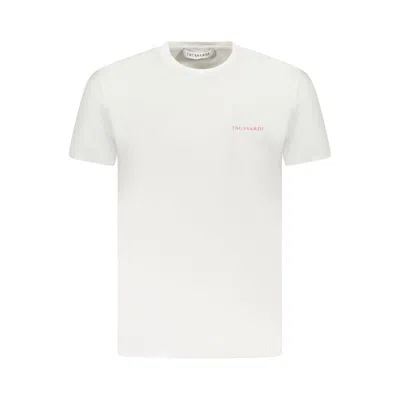Trussardi White Cotton Men T-shirt