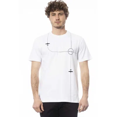 TRUSSARDI WHITE COTTON T-SHIRT