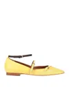 Trussardi Ballet Flats In Yellow