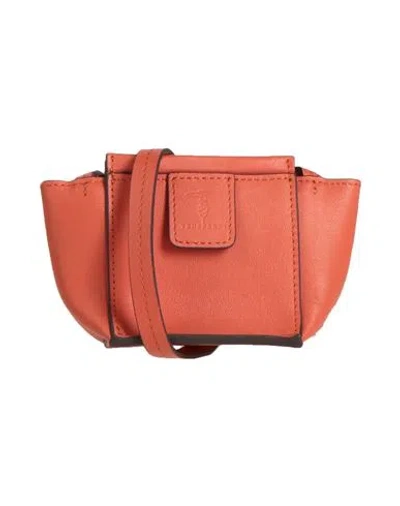 Trussardi Woman Cross-body Bag Rust Size - Soft Leather In Red