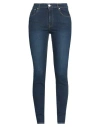 Trussardi Woman Jeans Blue Size 26 Cotton, Elastane In Blue