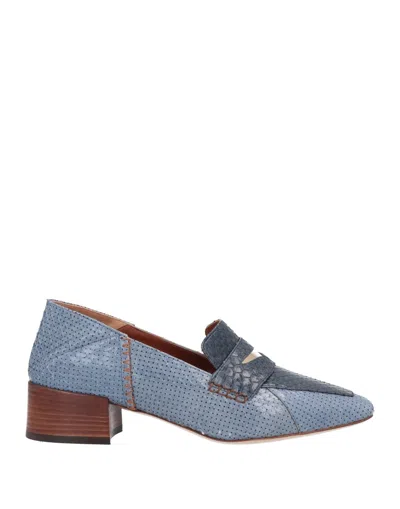 Trussardi Loafers In Blue